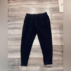 Madewell Terry Crop Jogger Navy Blue sz Medium